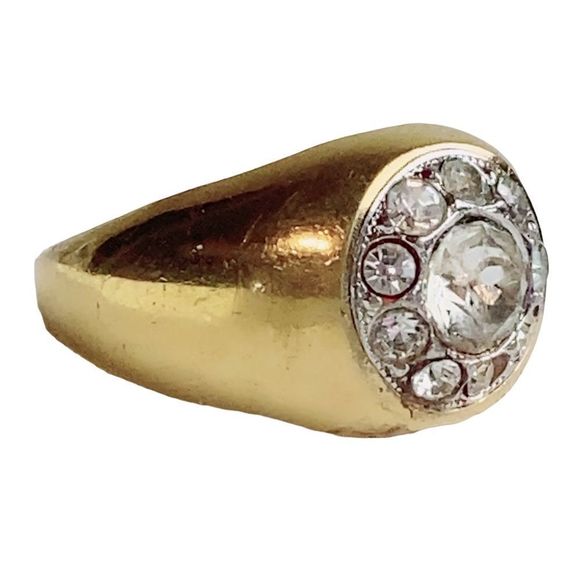 Gold Plated HGE Men’s Ring Sz 10 - Picture 2 of 7